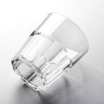 PC 팔각컵 투명 카페 다회용컵 업소용 플라스틱 물컵 250ml 9온스 : 핸썸키친