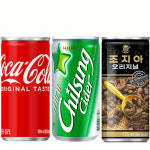 롯데칠성 칠성사이다 코카콜라 190ml 각15캔씩 총30캔 : 마셔몰