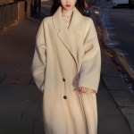 여성 양면 핸드메이드 캐시미어 코트 울코트 3색 : 낙낙상회