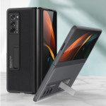 갤럭시Z fold3 Z폴드3 스탠딩 모드 가죽 하드 쉘 케이스 h3380 : MOBE