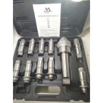 전동 드릴 탭핑척 세트 태핑 공구 퀵 체인지 액세사리 과부하 보호 J4330-모스3섕크M6-M30set : ND산업