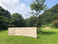 포레스트캠핑 5.2m 캔버스 면 윈드스크린 사이드월 윈드브레이크 4칸 : 캠핑하자 스토어