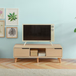 거실 원목거실장 우드 안방티비장 미니tv다이 수납거실장 1200 : 리빙하우징