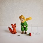 라탄 공예 재료 어린왕자 사막여우 장미꽃 피규어 DIY 재료 : 자연 라탄