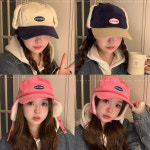 피피 골덴 귀도리 털 볼캡 여성모자 : HAPPY MART