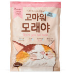 고마워모래야 베이비파우더향 먼지없는 고양이 화장실 모래 국민모래 3kg 6개 : 와이즈테일