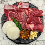 [전문점]한돈 돼지 갈비 생갈비 포뜬갈비 포갈비 고기 생돼지갈비 돈마호크 다짐육 - 용쓰네 : 용쓰네