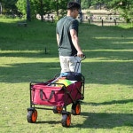 캠핑 글램핑 물건 짐 피크닉 소풍 폴딩웨건 대용량 : honestmarket