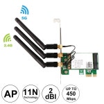 무료배송 Ubit 450M  밴드 WIE5300 Hz/2.HzHzHz PCI-E 무선 WiFi 네트워크 어댑터 카드. pc용 : 유한트레이딩
