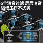저소음콤프레샤 경량 충전 에어 컴프레셔 220V 1100W : 우주달해외직구