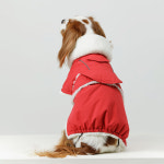 강아지 벨크로 패딩 무스탕 겨울 산책 방한복 입히기 쉬운 옷 : 스마일 빅독