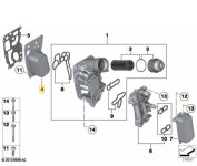 NRF BMW F바디 118D 320D 520D X3 20D 오일쿨러 11428507626 : BKPART