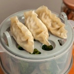 미니 전기 2단 계란 만두 호빵 생선 고구마 스팀 멀티 찜기 : 쇼핑캐슬