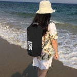 수영가방백팩 비치백 드라이백 방수 목욕 가방 물놀이 세이프 워터 방수백 수영장 드라이백팩 : 워닌티티