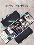 전문가용 화장품캐리어 네일아트 캐리어 메이크업박스 화장품 가방 소품 수납함 정리 메이크업 : 배불