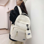가벼운 대학생 백팩 여자 중학생 고등학생 여중생 책가방 여학생 가방 : 유엘업 마켓