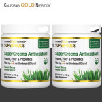 캘리포니아골드 슈퍼푸드 Supergreens Antioxidant 베리맛 180g 2개 : 우리의직구