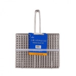 사각 손잡이 석쇠 스텐 망 소 약25.5x19.5cm 숯불구이 고기불판 판 구이판 직화 철판 그릴 : 클루스몰