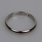 까르띠에 1895 웨딩밴드 1P ( DIA ) 플래티늄 ( PT 950 ) 화이트 49호 (09호) : 골드타임