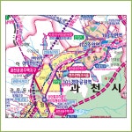 [경기] 안양군포의왕과천 개발계획도 / 롤스크린 : 반도지리정보