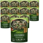 롯데 쉐푸드 양지살 소고기 미역국500g(12입) : 파스퇴르365