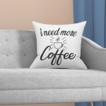 커피 레터링 컷트지)I need more coffee(d3050) : 마이홈패브릭