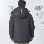 겨울작업복 K2 롱패딩 동계작업복 유니폼 21JK-F103 (이너플러스조끼+패딩) : 대림안전조경