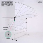 대형 반사판 조명판 스크린 촬영 조명 확산판 보드 이동식 회전 리프팅 스크린 2.4x2.5 m : E브로킹