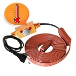 동파방지히터 히팅케이블 수도동파방지열선 열감지 동작센서 수도 동파방지 열선 3M : 미실인더레인