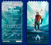 [미사용] 아쿠아맨과 로스트 킹덤 (오리지널티켓) : 피트의 뮤직월드