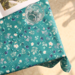 [대폭]방수천030-스노우플라워(청록) 퀼트 천 홈패션 : 천싸요 패브릭