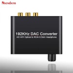 192KHz DAC 디지털 아날로그 컨버터 5.1CH HD HIFI 광학 SPDIF 동축 RCA 3.5mm 볼륨 컨트롤 돌비 AC3 변환기 02.Without Box : 니즈2원츠