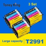 Toney King 3 세트 호환 잉크 카트리지 T2991 29 엡손 29XL XP 235 332 432 247 442 342 345 프린터 : 월드굿즈몰2