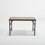 피크닉 캠핑 편리한 접이식 폴딩 직사각 테이블 1200 식탁 카페 : 헤르샤 가구