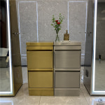 미용 웨건 운반 카트 휠 미용실 트레이 2단 이발소 : 비트브릿지