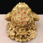 재물운 황금 두꺼비 풍수 인테리어 돈 버는 장식품 : 띵스토아