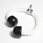 트라이셉 로프바 헬스클럽용 긴로프바 삼두 그립 페이스풀 아이반코로프바 : 와이즈 바디