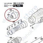 드릴 척 1 617 000 895 BOSCH 26 GBH2-24DF GBH2-24DV GBH2-24DFR GBH2-26F GBH4-32DFR GBH36VF-LI GBH36VF : 바람언덕7