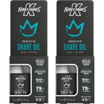 킹오브쉐이브 면도오일 15mlX2 민감성피부 남자남성용 셀프제모면도 쉐이빙 진정케어 페이스세럼 이발소바버샵 : 땡스유로