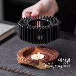 [다도 워머] 예향원 호두목 원목 유럽풍 블랙 앤 골드 무드 티워머 E-9894 : 예향원