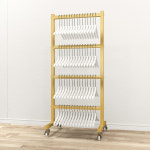 옷걸이 랙 정리대 의류매장 아웃랫 옷걸이보관대 수납 : 오퓰런트리