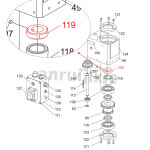 스핀들 너트 M27-1.5 SIEG X2 XJ9512 시리즈 밀링 머신 G0781 G8689 JET JMD-1L CX605 CMD300 FPX-25E 리틀 9 : 바람언덕7
