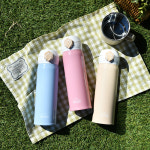 1+1 보온병 원터치 스텐 보온물병 미니 텀블러 비비드 350ml / 500ml : 주식회사상상앤드