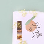 ALLTU 자전거 모양 종이 클립 북마크 사진 노트북 문구 사무실 : 루나파몰T