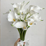 프리미엄 카라 조화 생화같은 실크플라워 스냅 인테리어 웨딩 부케 : 샤르네꽃작업실