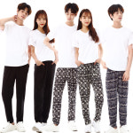 아이스 냉감 쿨바지 여름바지 잠옷 작업복 쿨팬츠 빅사이즈 여성 남성 반바지 : 김까시