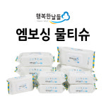 행복한날들 도톰한 엠보싱 물티슈 무향 아기 점보물티슈 60매 16팩, 1박스 : 배디팜