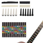 일렉기타 스트랩 통기타 Miwayer 기타 수리 유지 보수 도구 키트 줄 브릿지 핀 액세서리 포함 45 PCs 72PCs : 벨라링크