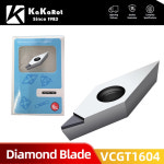 카카 롯 VCGT160402 VCGT160404 VCGT160408 다이아몬드 인서트 VCGT PCD 알루미늄 합금 엔드 밀 공구 CNC 카바이드 CBN 터닝 선반... 