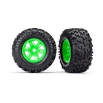 트랙사스 AX7772G TIRES & WHEELS, ASSEMBLED, GLUED  X-Maxx (반대분)   몬스터 타이어 : hobbyline 하비라인